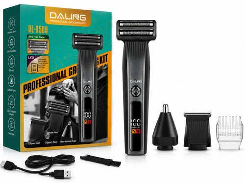 DALING DL-9503 3-in-1 Professional Grooming Kit – Shaver, Clipper & Trimmer